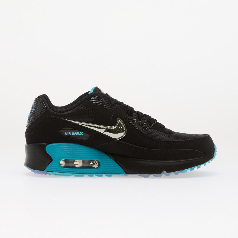 Nike Air Max 90 SE Kids Black/ Chrome/ Gamma Blue/ Ice
