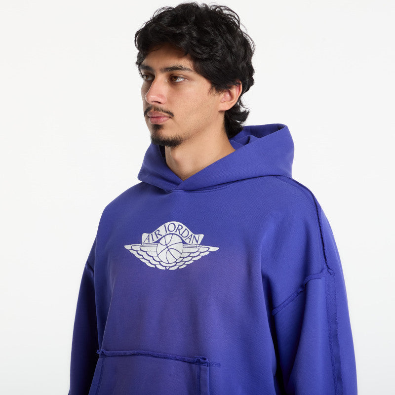 Jordan Flight Wings Fleece Pullover Hoodie Light Concord/ Sail