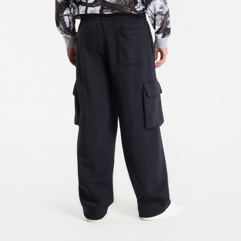 Jordan Brooklyn Men's Oversized Fleece Cargo Pants Black/ Dk Smoke Grey