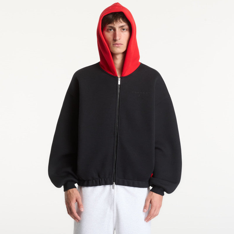 Jordan Flight Men's Pullover Hoodie Black/ University Red