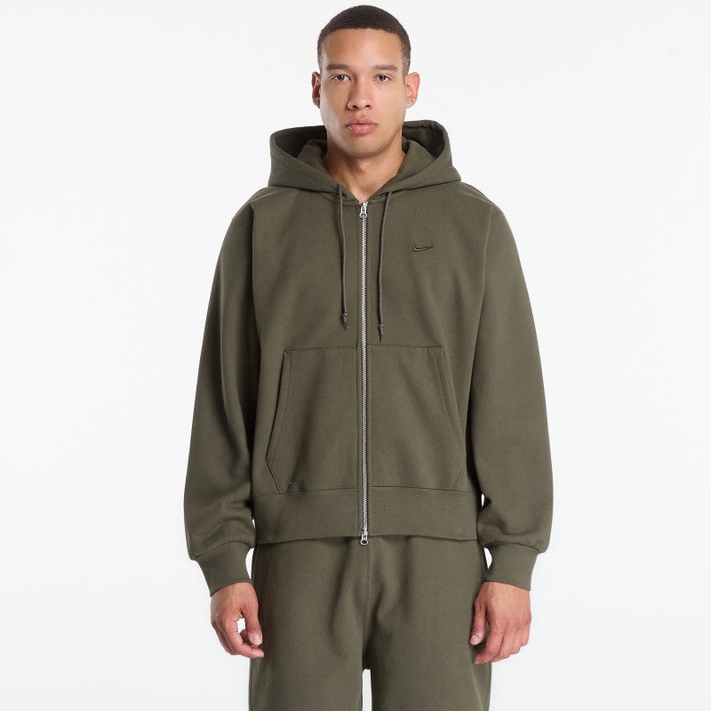 Nike Men's Fleece Full-Zip Hoodie Cargo Khaki