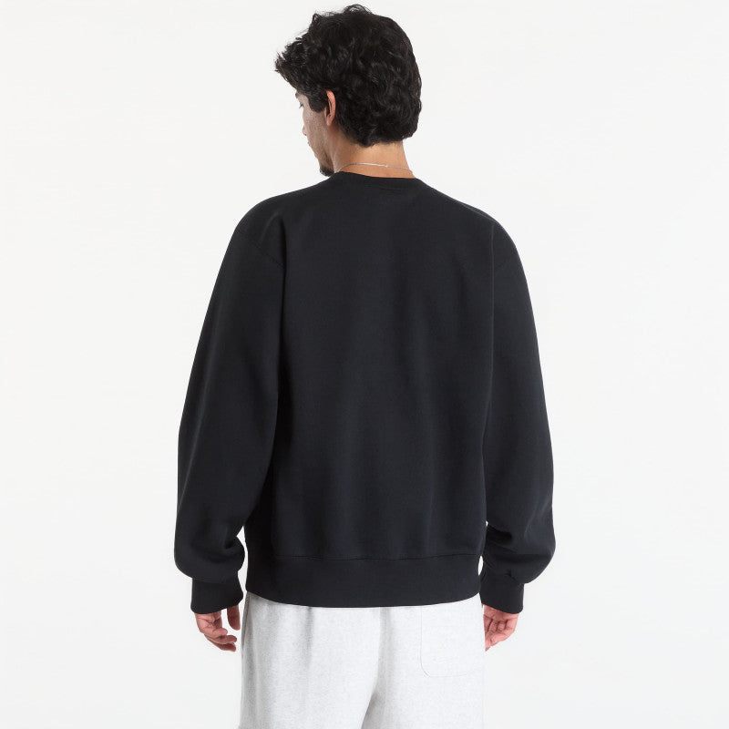 Nike Men's Fleece Crew-Neck Sweatshirt Black