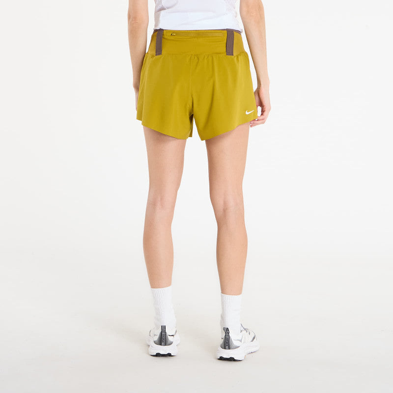 Nike ACG Women's Dri-FIT Mid-Rise Brief-Lined Trail Running Shorts Peat Moss/ Ironstone/ Summit White