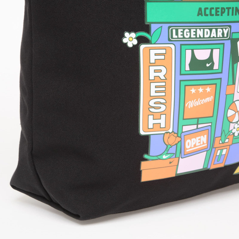 Nike Heritage Tote Bag 22L Black/ Stadium Green/ White