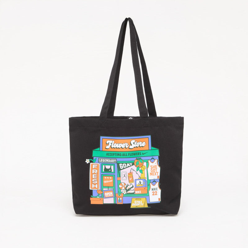 Nike Heritage Tote Bag 22L Black/ Stadium Green/ White
