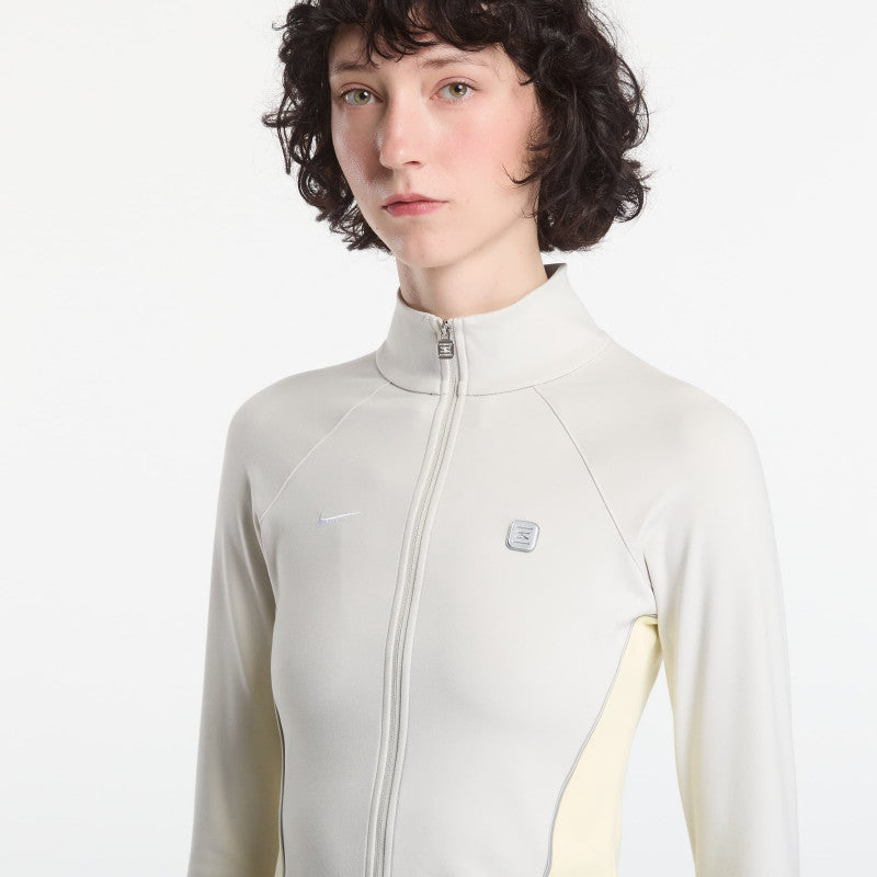 Nike Sportswear Women's Full-Zip Long-Sleeve Top Light Bone/ Alabaster
