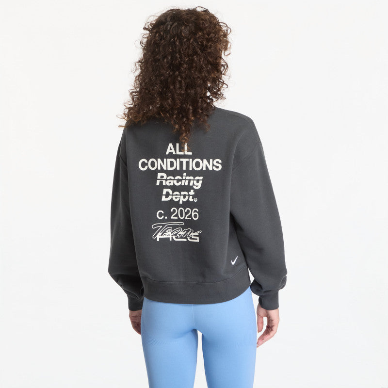 Nike ACG Tuff Fleece Crew-Neck Sweatshirt Dk Smoke Grey/ White