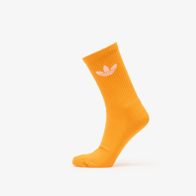 adidas Trefoil Cushion Crew Socks 6-Pack Halo Blush/ Blue/ Green