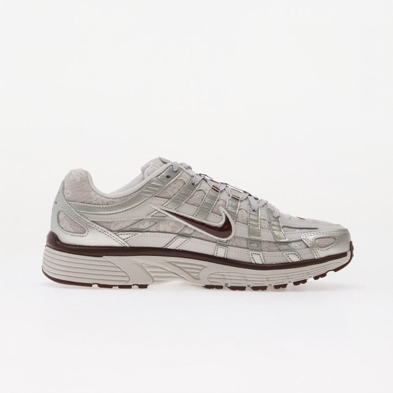 Nike P-6000 Vast Grey/ Burgundy Crush-Metallic Silver