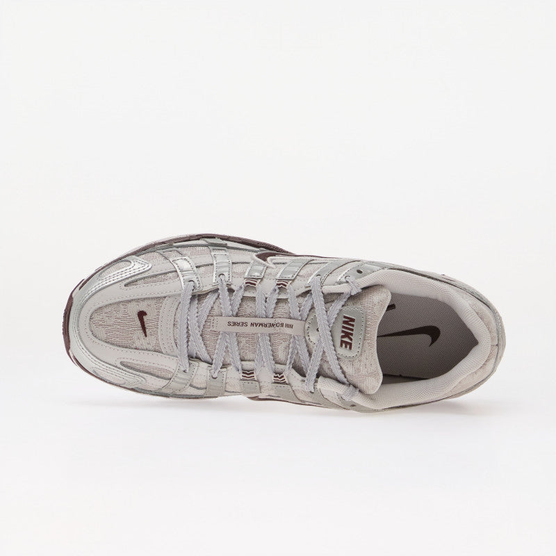 Nike P-6000 Vast Grey/ Burgundy Crush-Metallic Silver