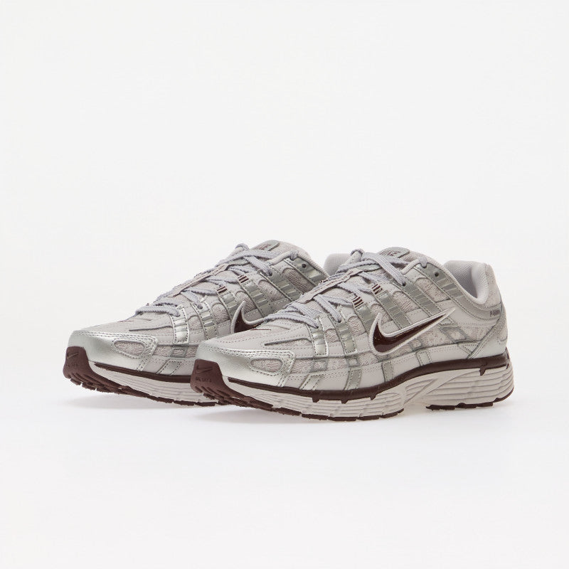 Nike P-6000 Vast Grey/ Burgundy Crush-Metallic Silver