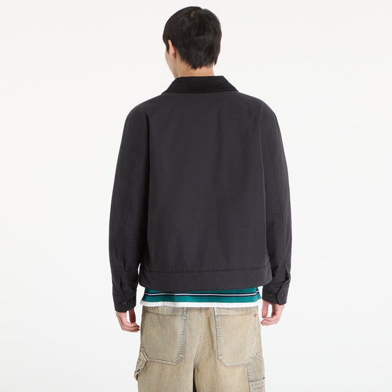 FRED PERRY Cotton Caban Jacket Black