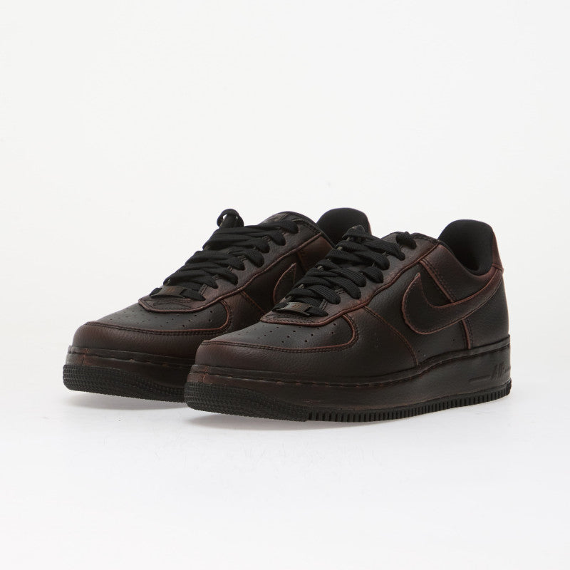 Nike Air Force 1 Low Retro Premium Black/ Black-Infinite Sable-Silt Red