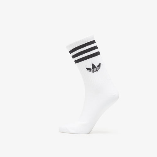 adidas 3-Stripes Crew Socks 6 Pairs White