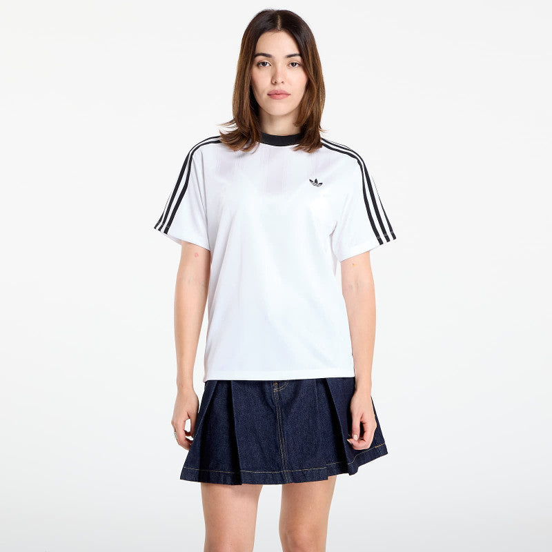 adidas Adicolor Football Jacquard T-Shirt White