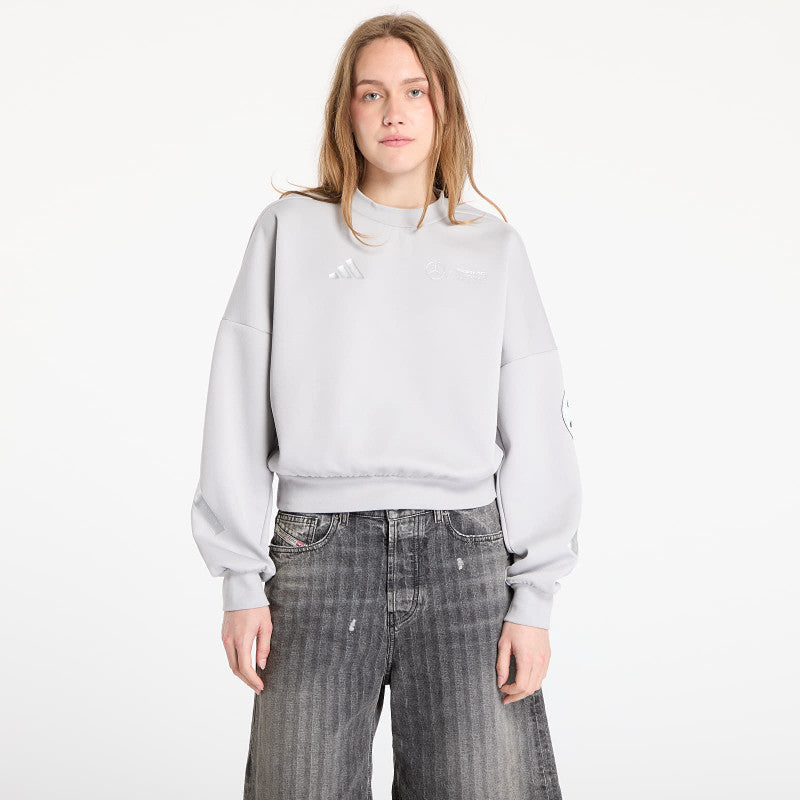 adidas x Mercedes AMG Silver Sweatshirt Grey Two