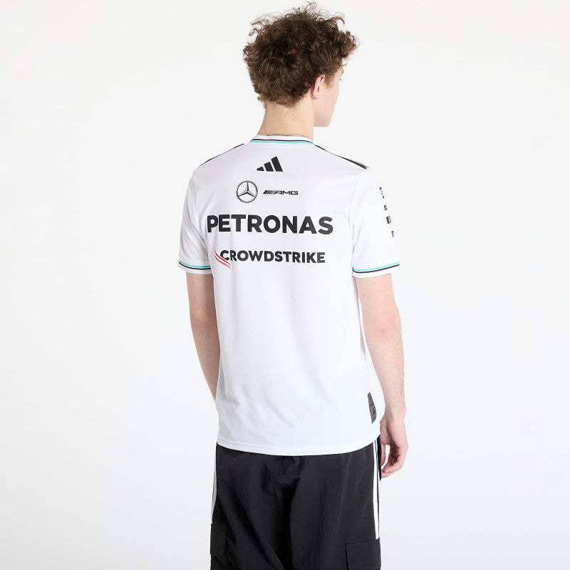 adidas x Mercedes Amg Petronas Formula One Team Driver Authentic Jersey White/ White/ Black