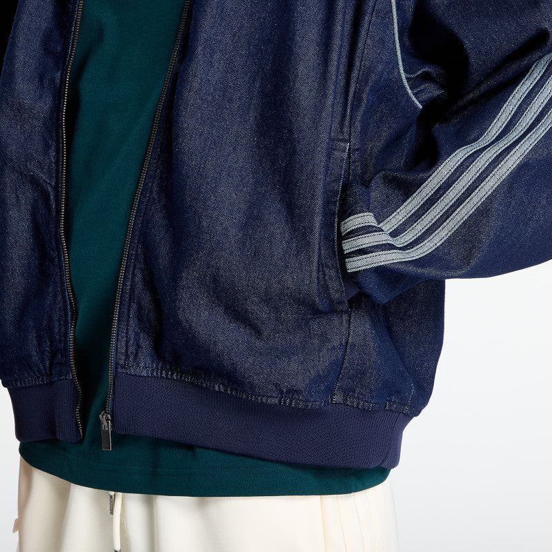 adidas SST Adicolor Loose Denim Stone Jacket Indigo Denim
