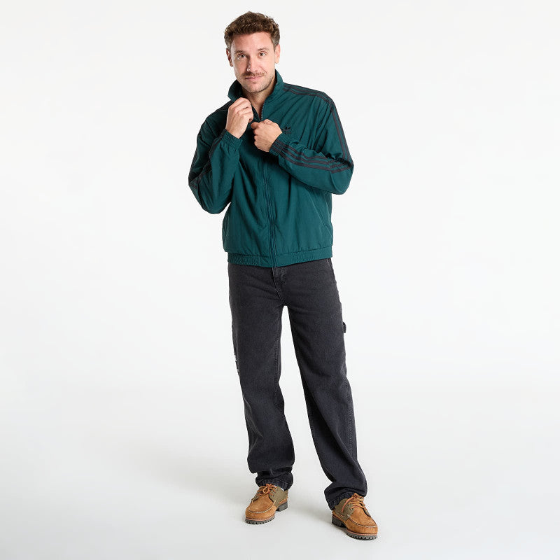 adidas Adicolor Woven Firebird Track Top Aurora Ivy/ Black