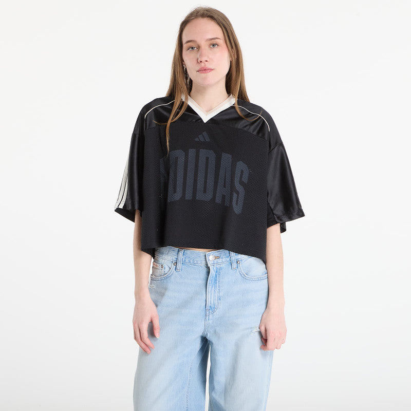 adidas Stadium Mesh T-Shirt Black/ Crystal Linen/ Off White