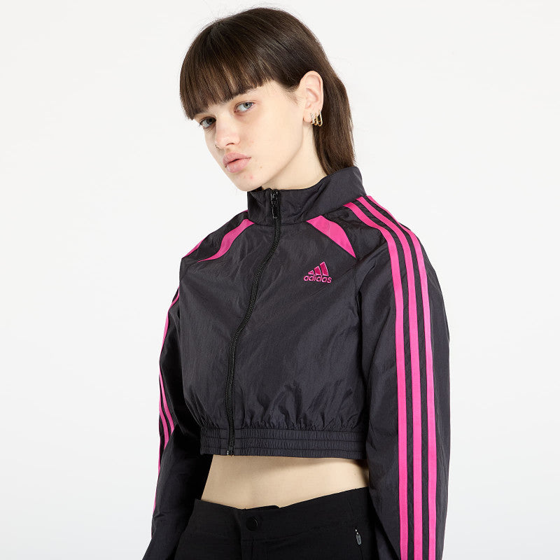 adidas Teamgeist Adicolor Cropped Track Top Black