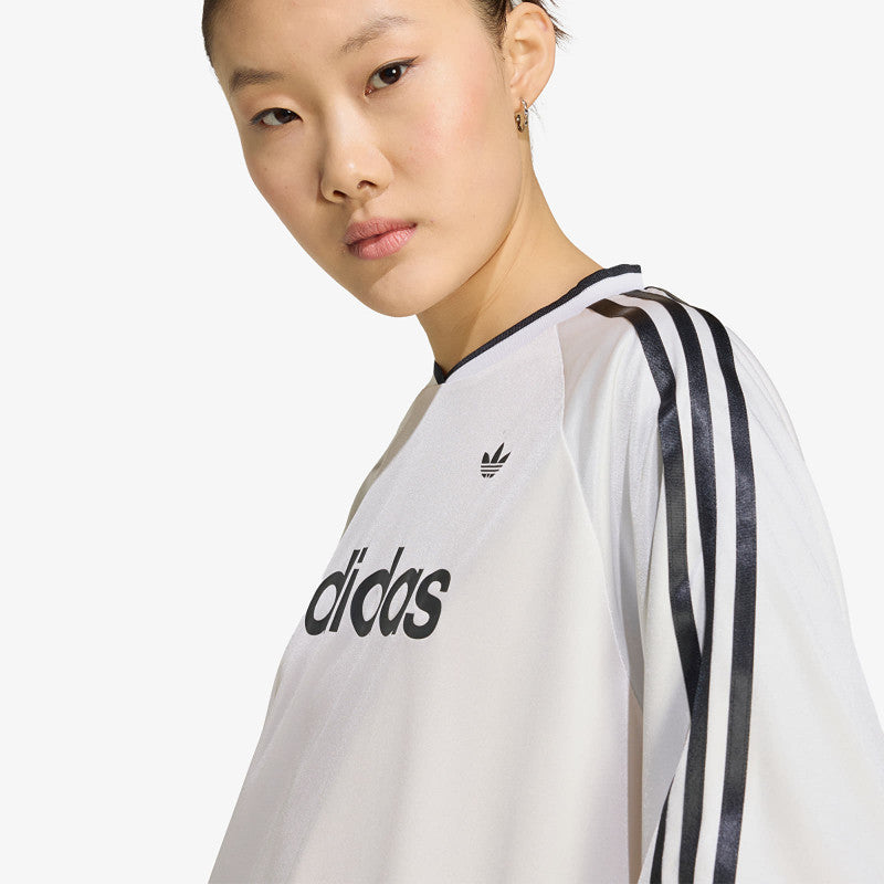 adidas Lace Long-Sleeve Jersey Cloud White