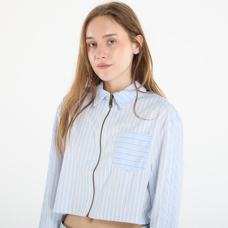 adidas Poplin Shirt Crystal Sky/ Ambient Sky