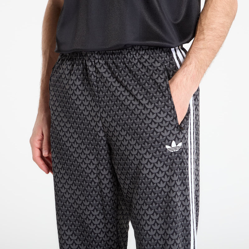 adidas Firebird Loose Monogram Track Tracksuit Bottoms Black