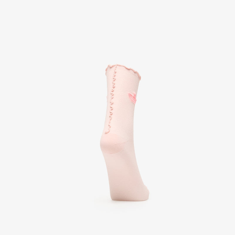 adidas Ruffle Socks 2 Pairs Sandy Pink/ Grey Two