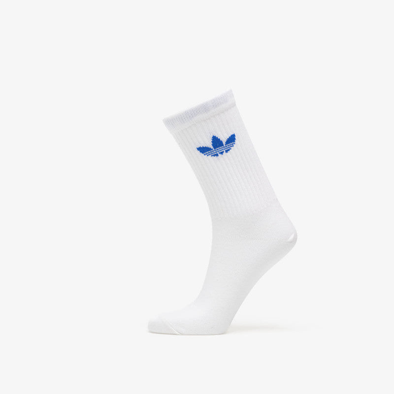 adidas Tie Dye Crew Socks 3 Pairs Crystal Sky/ Lucid Red/ White- Clear Blue