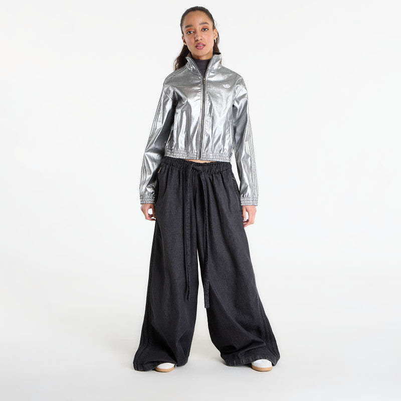 adidas Firebird Track Top Denim Silver Met.