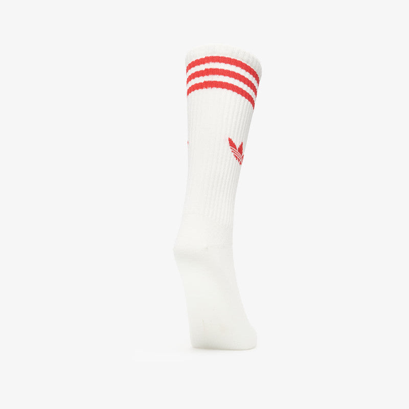 adidas 3-Stripes High Crew Socks 3 Pairs Off White/ Off White/ Off White