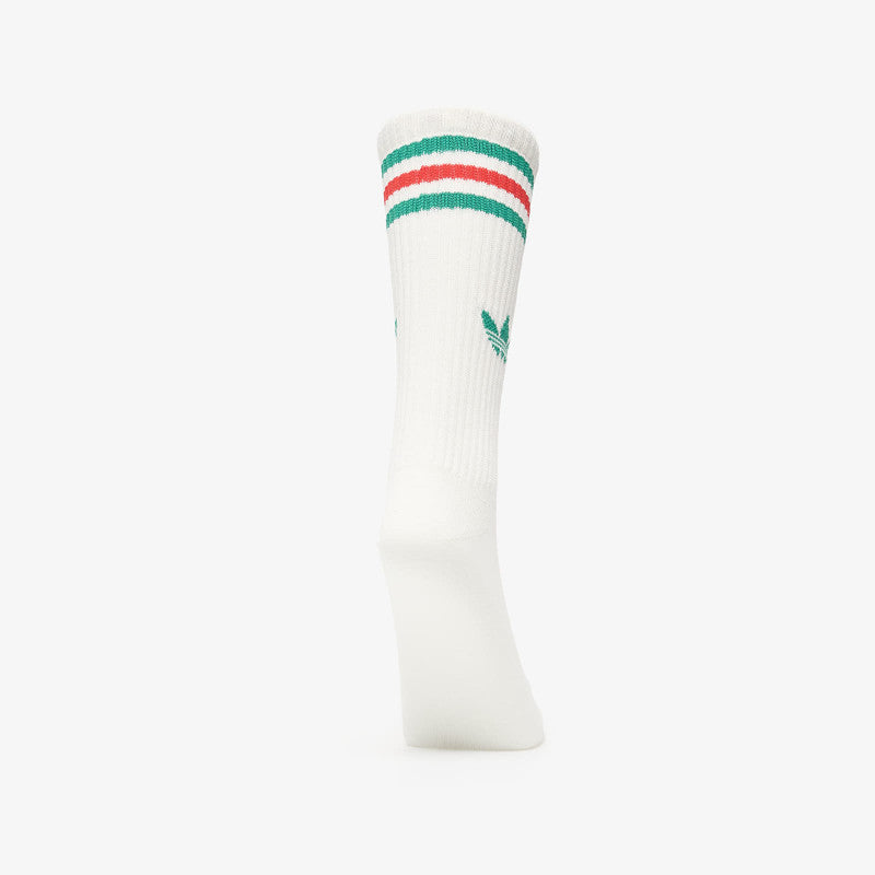adidas 3-Stripes High Crew Socks 3 Pairs Off White/ Off White/ Off White