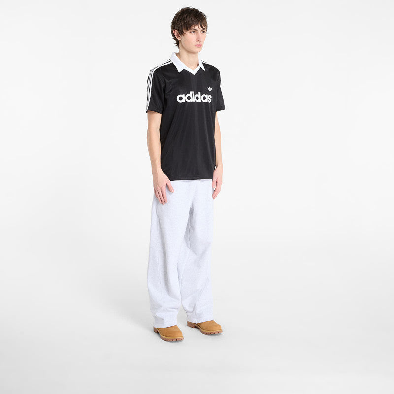 adidas Archive Collar Engineered Jersey Black