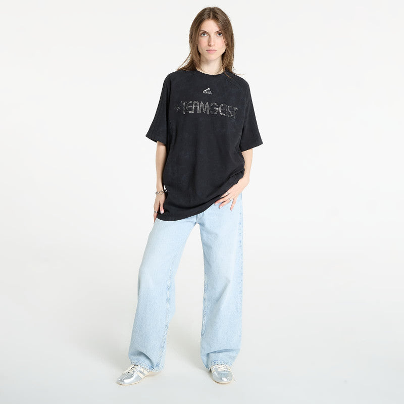 adidas Adilenium Season 4 Teamgeist Washed Rhinestone T-Shirt Black