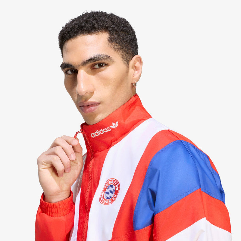 Wiatrówka adidas FC Bayern Muenchen EQT Track Top Red/ White/ Semi Lucid Blue