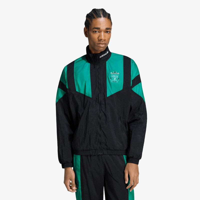 adidas Liverpool FC EQT Track Top Black/ Equipment Green