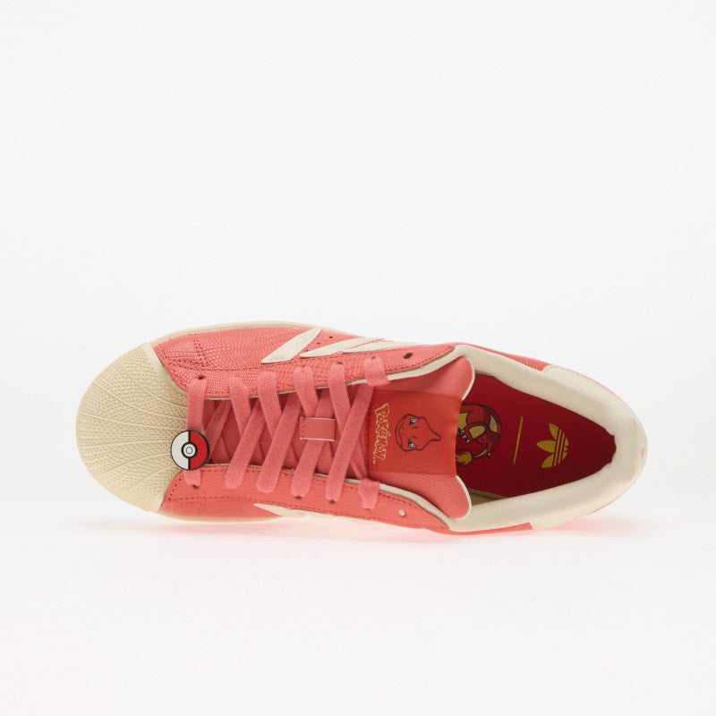 adidas x Pokemon Superstar II (Charmeleon) Preloved Scarlet/ Preloved Scarlet/ Cream White 44
