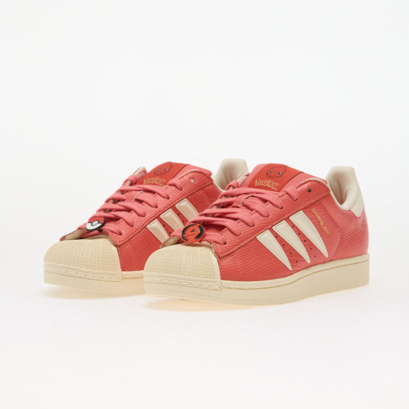 adidas x Pokemon Superstar II (Charmeleon) Preloved Scarlet/ Preloved Scarlet/ Cream White 44