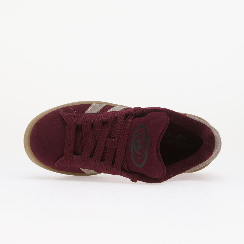 adidas Campus 00s Kids Maroon/ Khaki Three/ Gum 37