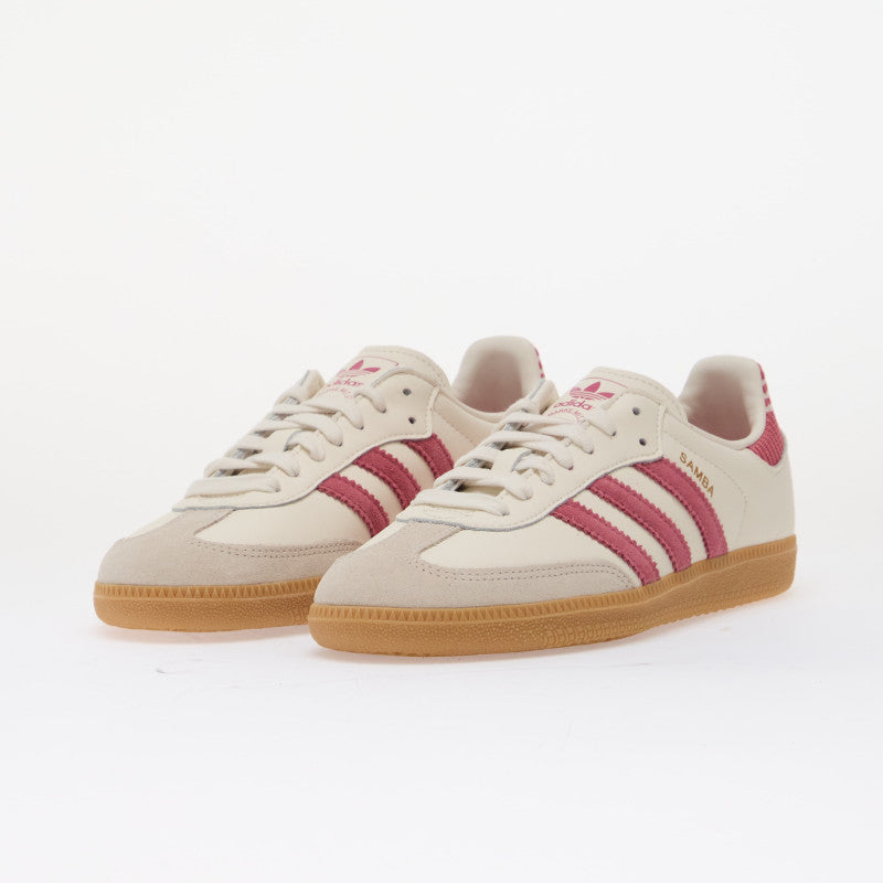 adidas Samba OG Kids Cloud White/ Dual Magenta/ Gum 3 36