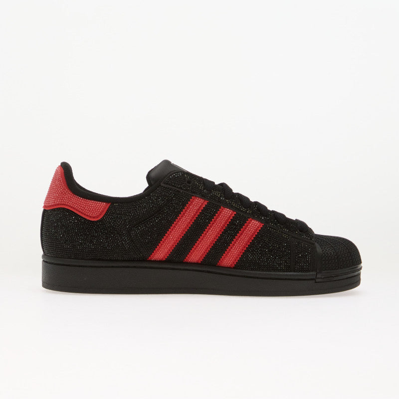 adidas Superstar II Core Black/ Better Scarlet/ Silver Met. 41