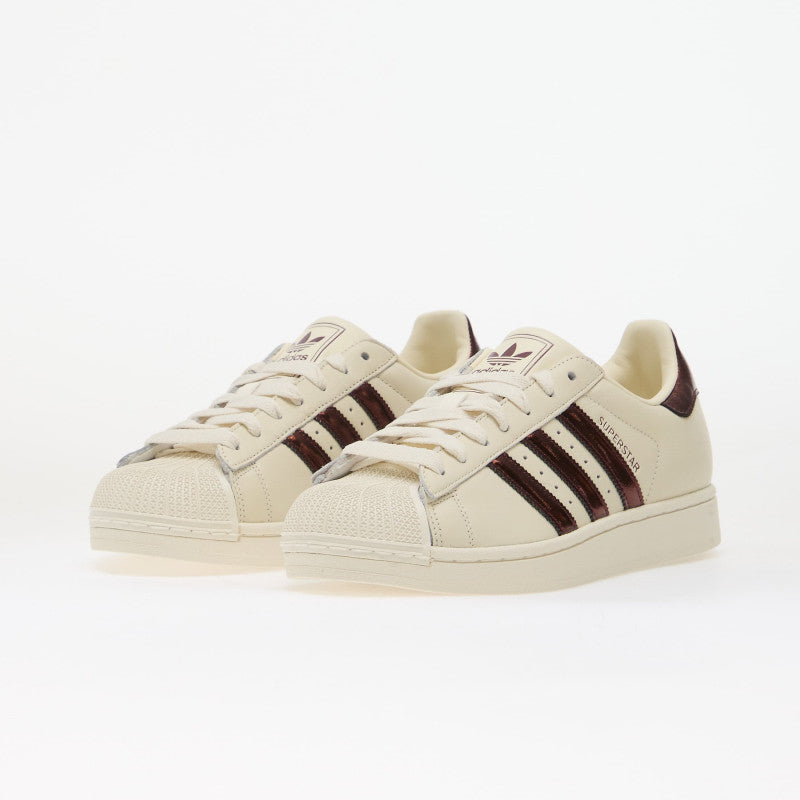 adidas Superstar II Off White/ Maroon/ Gold Met. 41