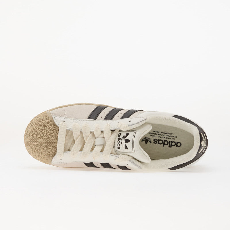 adidas Superstar II Core White/ Core Black/ Khaki Three 45