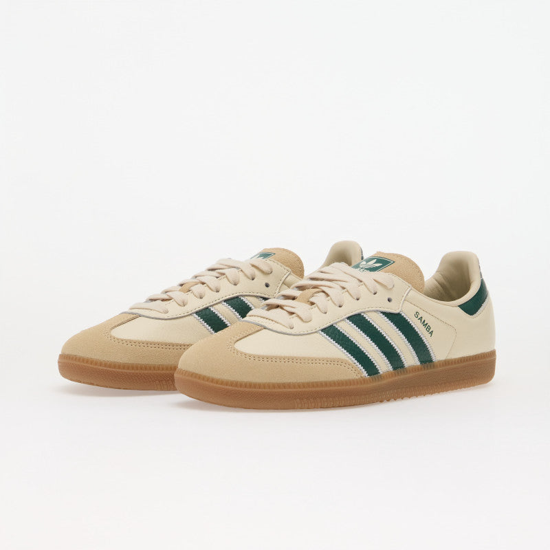 adidas Samba OG Cream White/ Collegiate Green/ Gum 43
