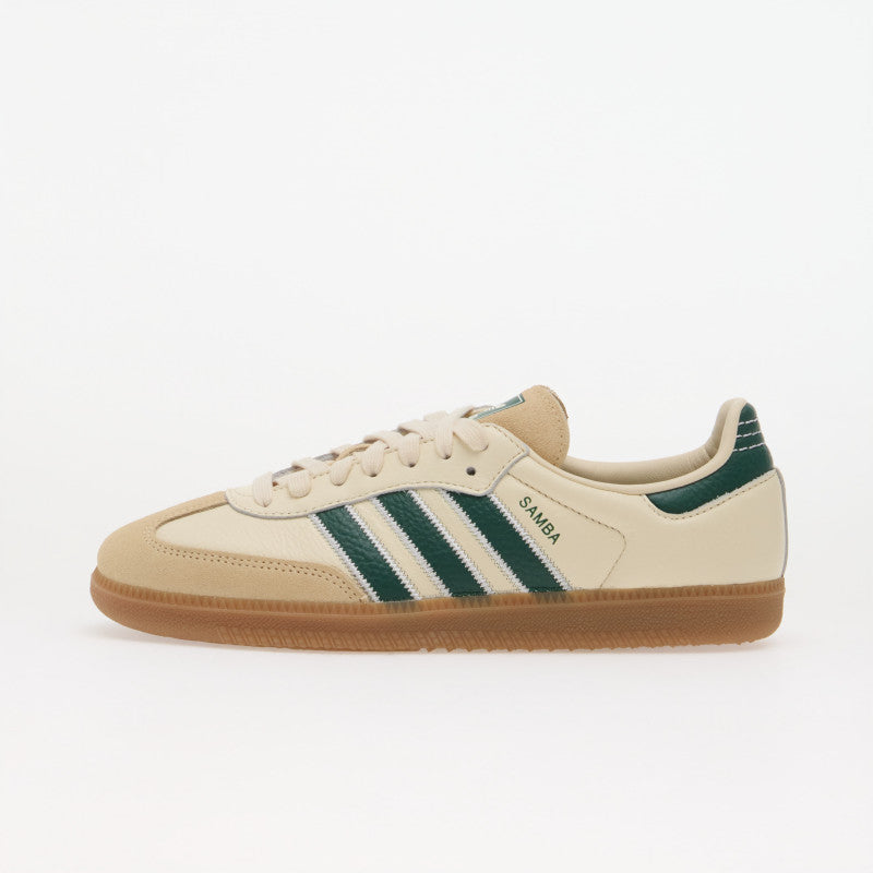 adidas Samba OG Cream White/ Collegiate Green/ Gum 43