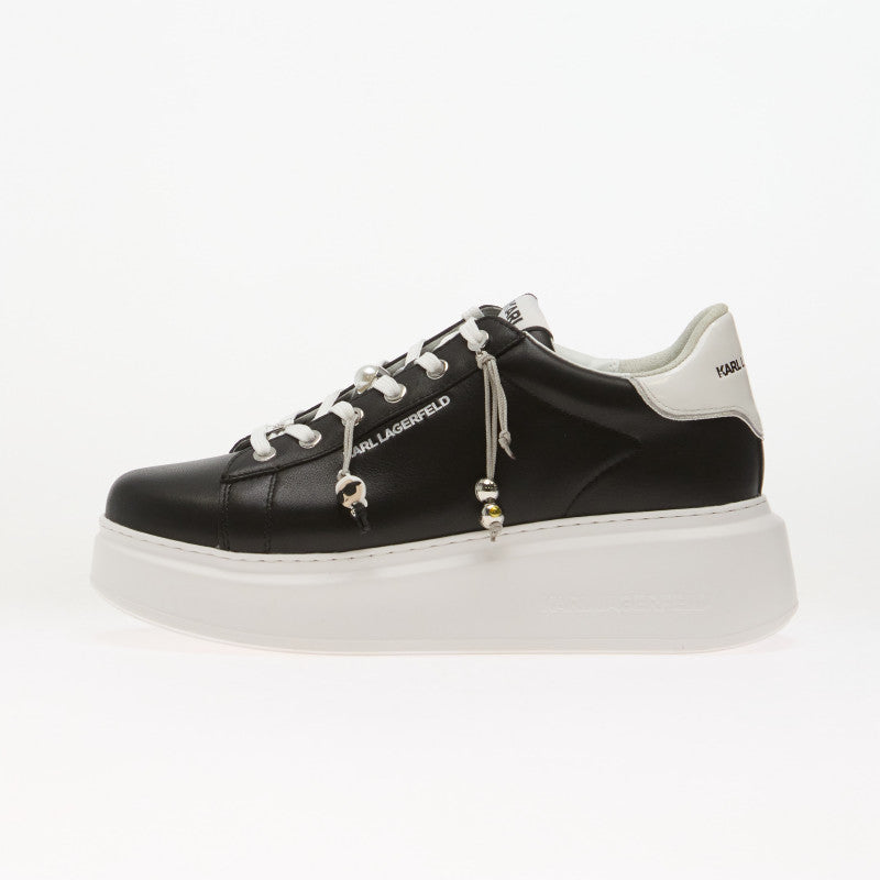 Karl Lagerfeld Jeans Anakapri Tassel Charms Black Lthr