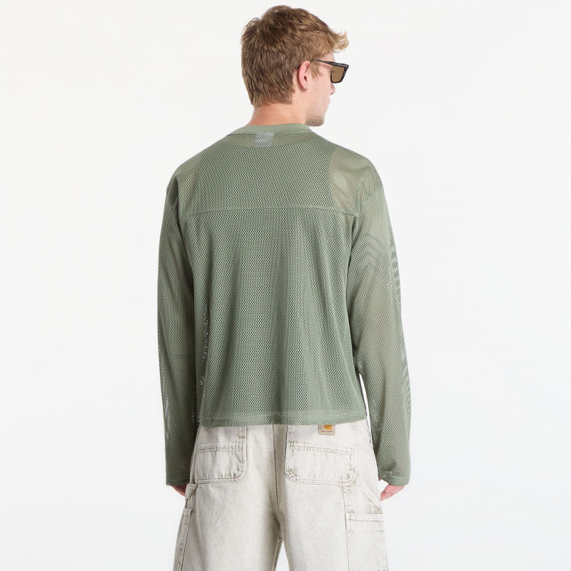 Karl Kani Stencil Mesh Boxy Longsleeve Green