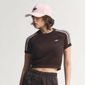adidas Knitted Crochet Cali Tee W "Aurora Coffee"