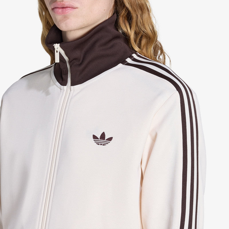 adidas Classic Track Top Wonder White/ Aurora Coffee
